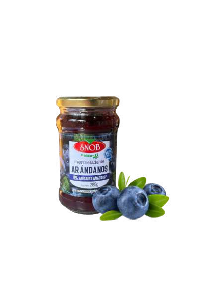 Mermelada de arándano 0 % azúcar