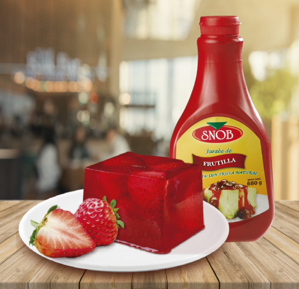 Gelatina de frutilla