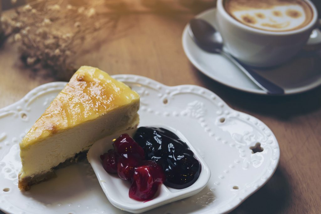 Cheesecake de durazno